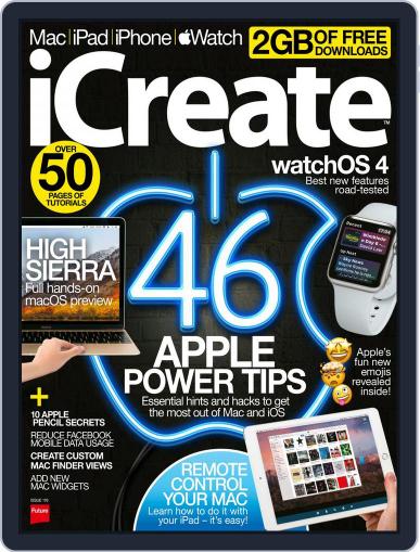 iCreate August 1st, 2017 Digital Back Issue Cover