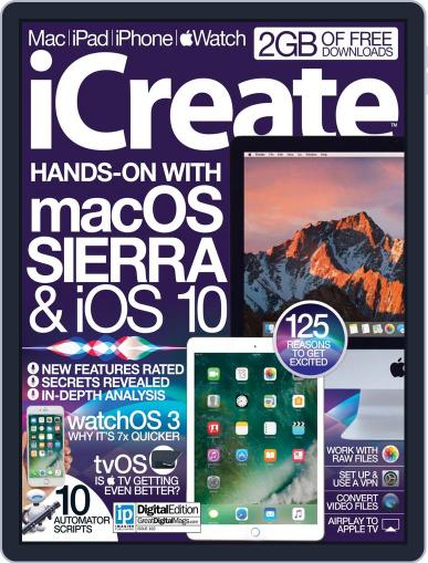 iCreate (Digital) July 20th, 2016 Issue Cover
