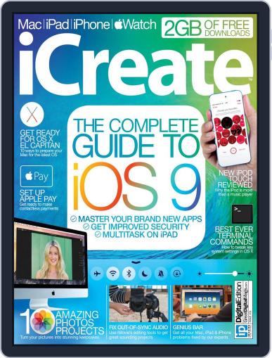 iCreate September 16th, 2015 Digital Back Issue Cover
