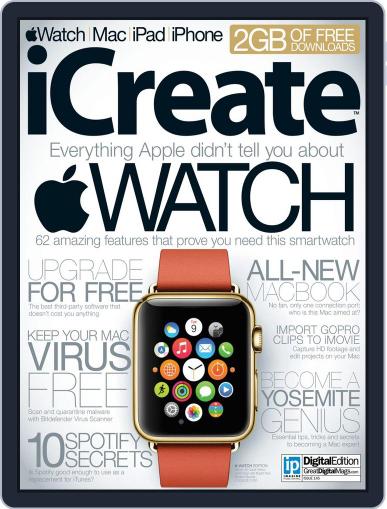 iCreate April 30th, 2015 Digital Back Issue Cover