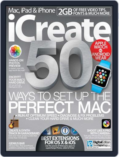 iCreate March 31st, 2015 Digital Back Issue Cover