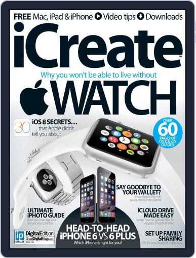 iCreate October 15th, 2014 Digital Back Issue Cover