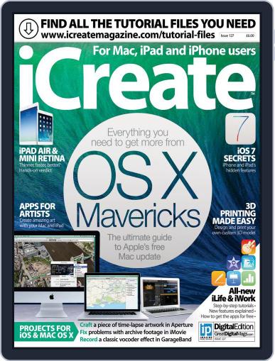 iCreate November 13th, 2013 Digital Back Issue Cover