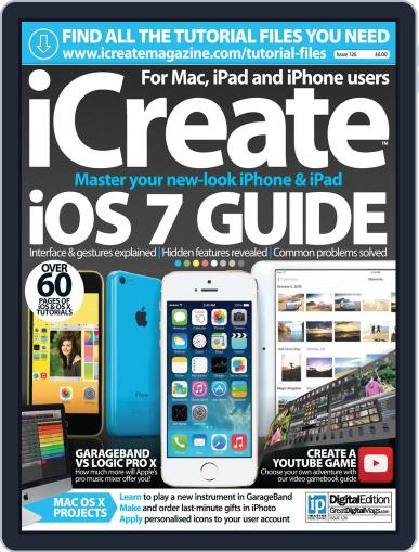 iCreate October 16th, 2013 Digital Back Issue Cover