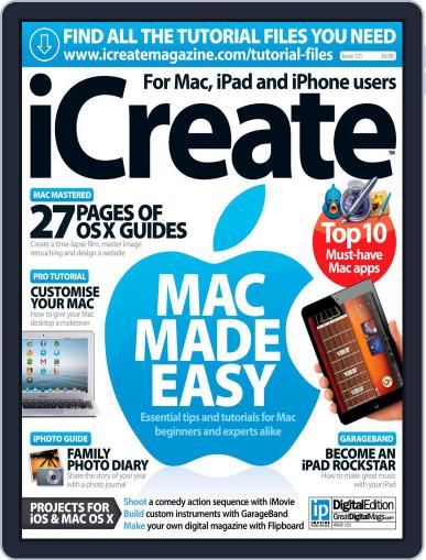 iCreate May 29th, 2013 Digital Back Issue Cover