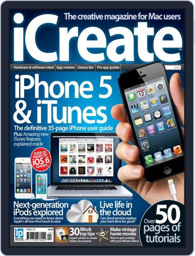 iCreate October 17th, 2012 Digital Back Issue Cover