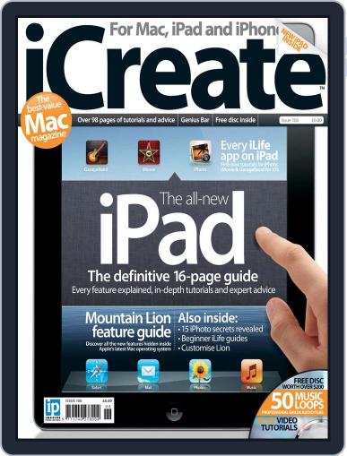 iCreate (Digital) April 4th, 2012 Issue Cover