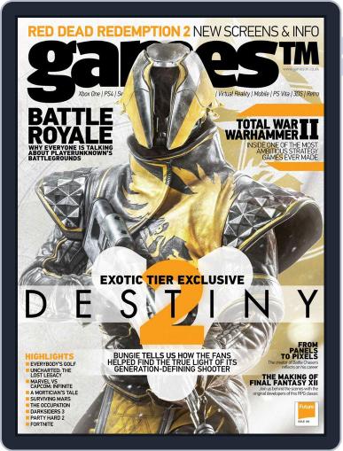 GamesTM September 1st, 2017 Digital Back Issue Cover