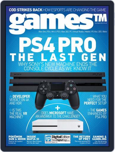 GamesTM December 1st, 2016 Digital Back Issue Cover