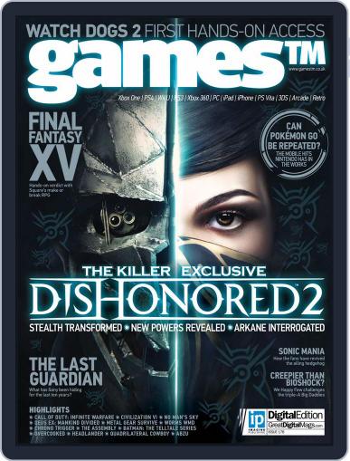 GamesTM November 1st, 2016 Digital Back Issue Cover