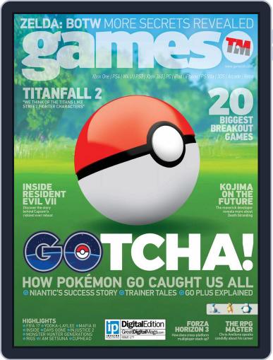GamesTM August 11th, 2016 Digital Back Issue Cover