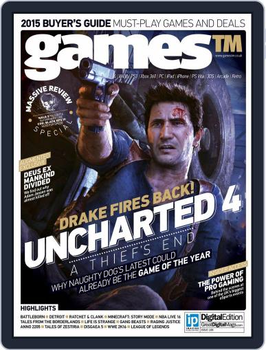 GamesTM January 1st, 2016 Digital Back Issue Cover