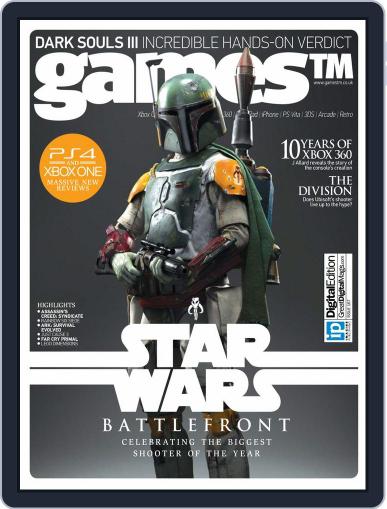GamesTM December 1st, 2015 Digital Back Issue Cover