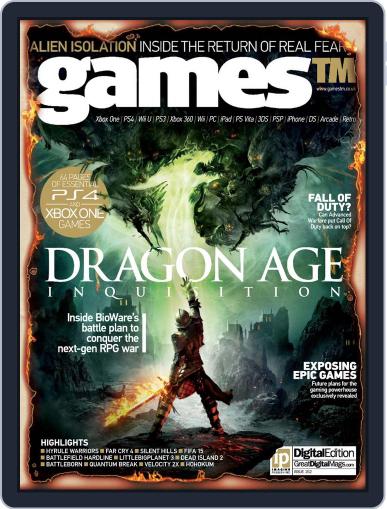 GamesTM September 10th, 2014 Digital Back Issue Cover