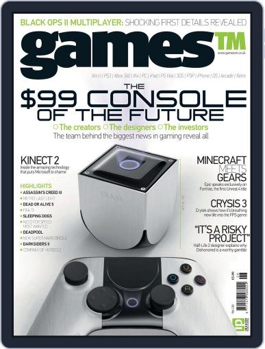 GamesTM August 29th, 2012 Digital Back Issue Cover