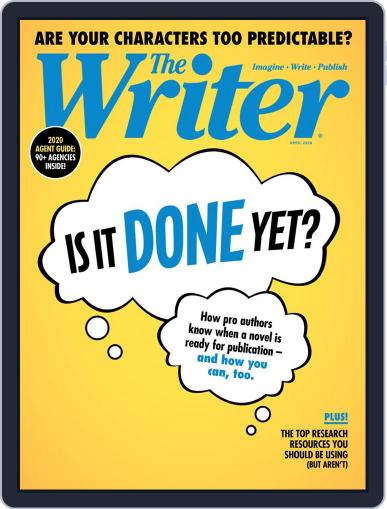 The Writer April 1st, 2020 Digital Back Issue Cover