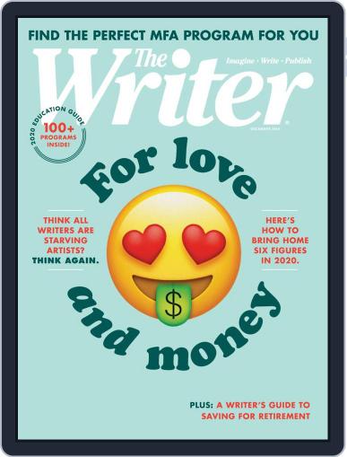 The Writer December 1st, 2019 Digital Back Issue Cover