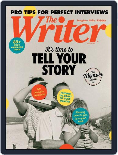 The Writer August 1st, 2019 Digital Back Issue Cover