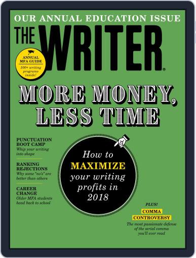 The Writer December 1st, 2017 Digital Back Issue Cover