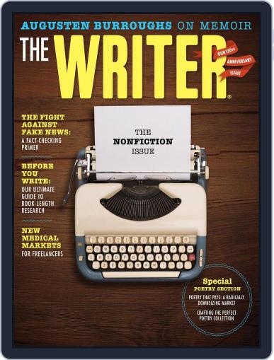 The Writer April 1st, 2017 Digital Back Issue Cover