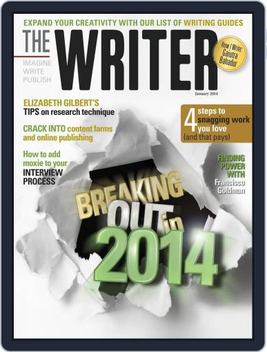 The Writer January 1st, 2014 Digital Back Issue Cover