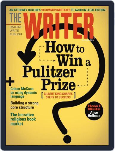 The Writer September 1st, 2013 Digital Back Issue Cover
