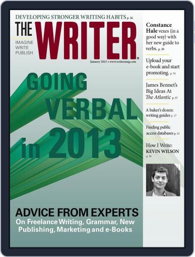 The Writer January 1st, 2013 Digital Back Issue Cover