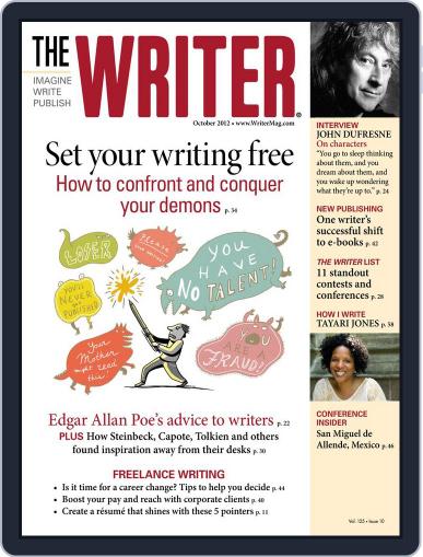 The Writer October 1st, 2012 Digital Back Issue Cover