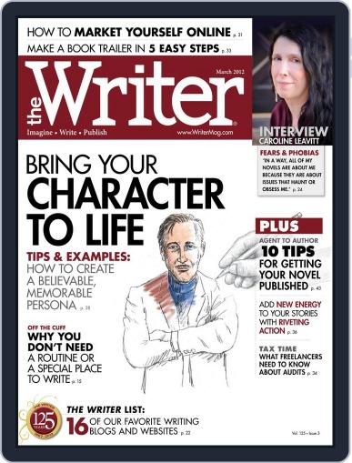 The Writer January 28th, 2012 Digital Back Issue Cover