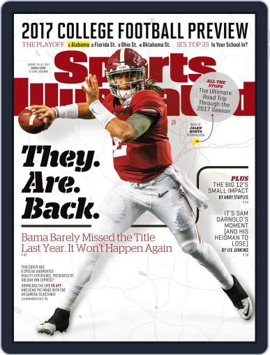 Sports Illustrated August 14th, 2017 Digital Back Issue Cover