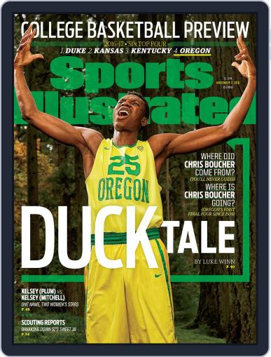 Sports Illustrated November 7th, 2016 Digital Back Issue Cover