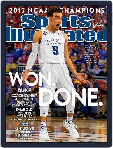 Sports Illustrated April 9th, 2015 Digital Back Issue Cover