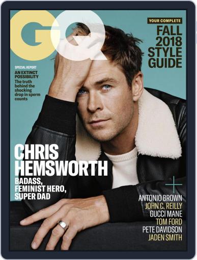 GQ (Digital) September 1st, 2018 Issue Cover