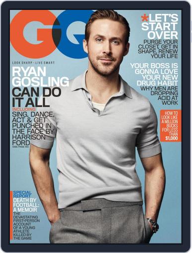 GQ January 1st, 2017 Digital Back Issue Cover
