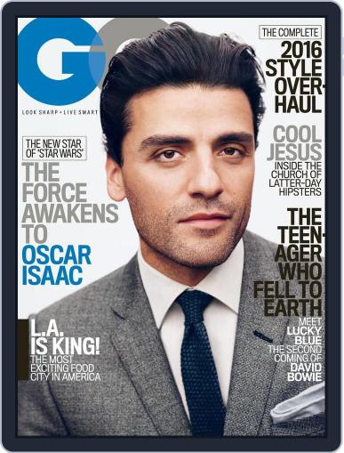 GQ December 15th, 2015 Digital Back Issue Cover