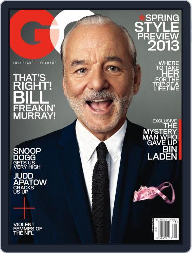 GQ December 25th, 2012 Digital Back Issue Cover