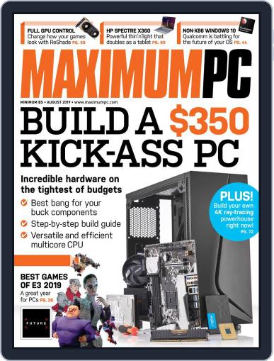 Maximum PC August 1st, 2019 Digital Back Issue Cover