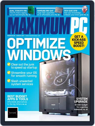 Maximum PC March 1st, 2019 Digital Back Issue Cover
