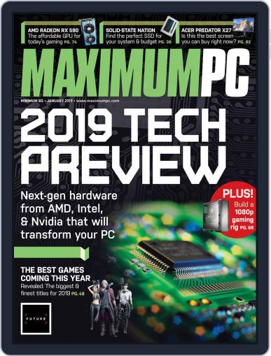 Maximum PC January 1st, 2019 Digital Back Issue Cover