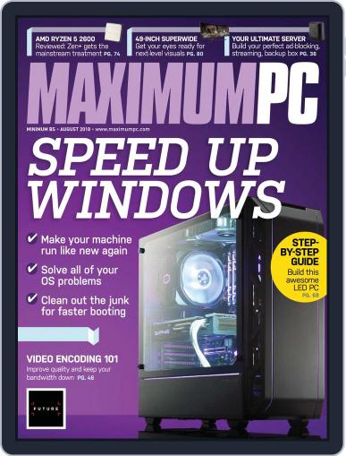Maximum PC August 1st, 2018 Digital Back Issue Cover