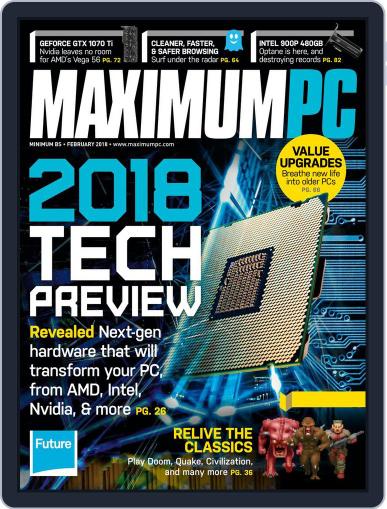 Maximum PC February 1st, 2018 Digital Back Issue Cover