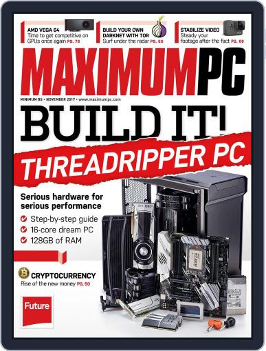 Maximum PC November 1st, 2017 Digital Back Issue Cover