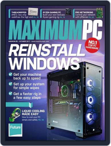 Maximum PC October 1st, 2017 Digital Back Issue Cover