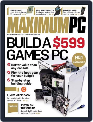 Maximum PC August 1st, 2017 Digital Back Issue Cover