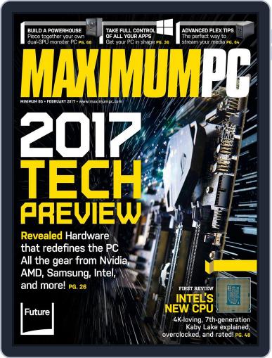 Maximum PC February 1st, 2017 Digital Back Issue Cover