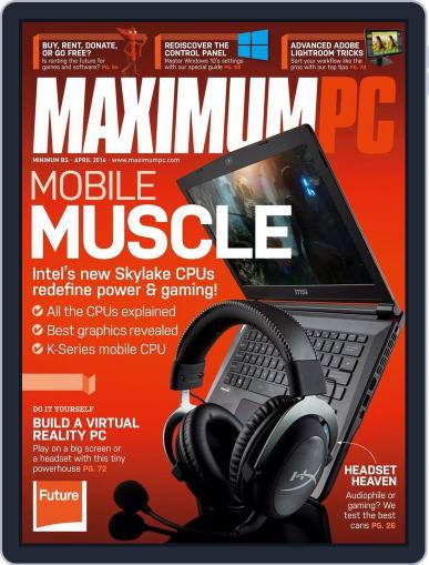 Maximum PC March 8th, 2016 Digital Back Issue Cover