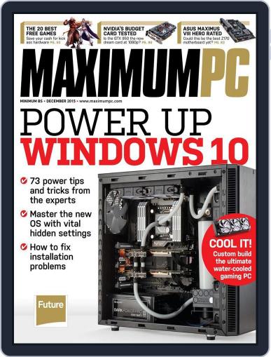 Maximum PC October 20th, 2015 Digital Back Issue Cover