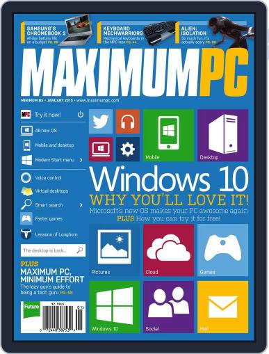 Maximum PC January 1st, 2015 Digital Back Issue Cover