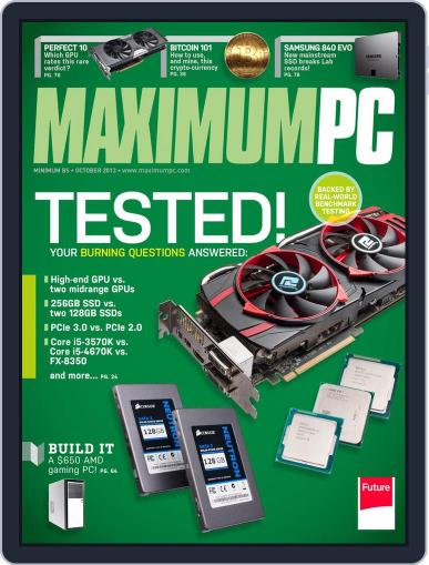 Maximum PC August 27th, 2013 Digital Back Issue Cover