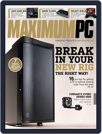 Maximum PC February 12th, 2013 Digital Back Issue Cover